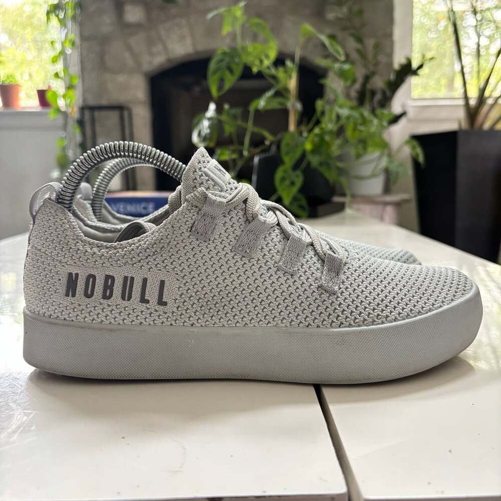 Nobull Knit Runner Size Unisex M 7 / W 8.5 Gray Athletic Shoes